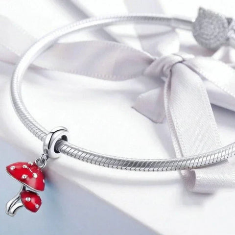 mushroom Jewelry Pandora fits bracelet charm affordable