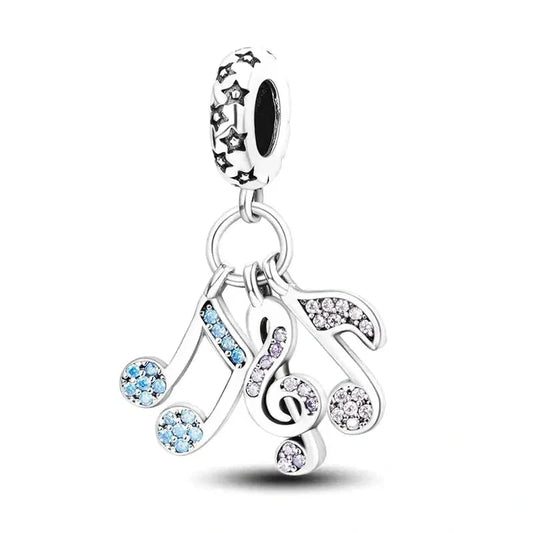 Music Notes Charm