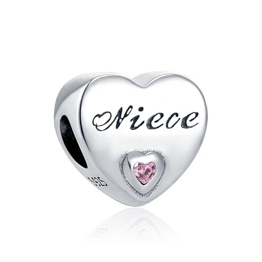 niece-charm Jewelry fits Pandora bracelet affordable charm