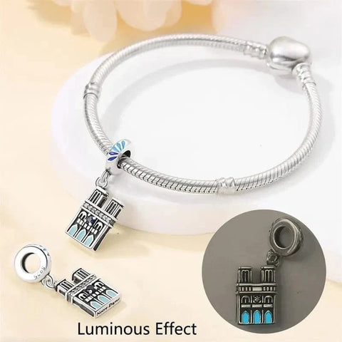 jewlouli notre dame luminous dangle pandora charm jewelry fits pandora bracelet