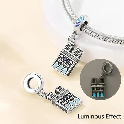jewlouli notre dame luminous dangle pandora charm jewelry fits pandora bracelet