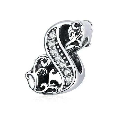 Silver Number  Charm - Silver Number  Charm