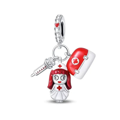 Nurse Doll & Medical Set Charm - Nurse Doll & Medical Set Charm