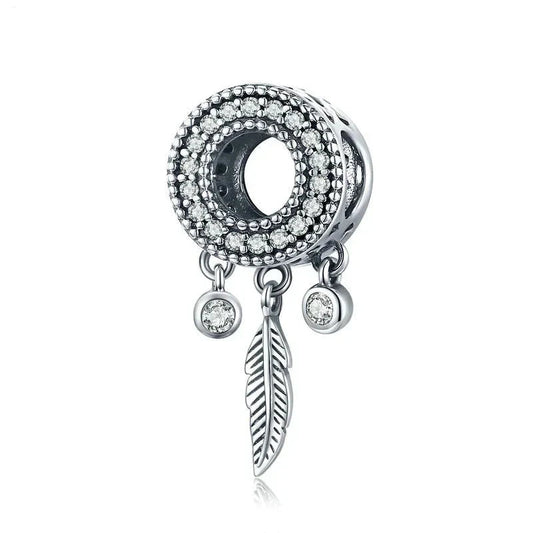 One Leaf Dream Catcher Charm