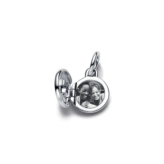 Openable & Engravable Love Locket Dangle Charm