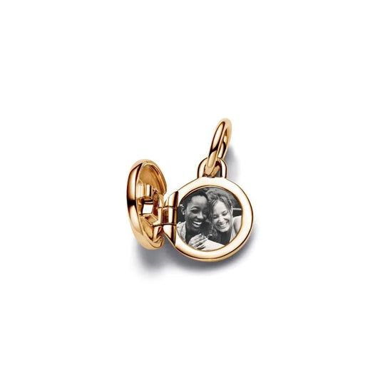Openable & Engravable Love Locket Dangle Charm