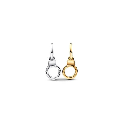 Openable & Splittable Handcuffs Dangle Charm