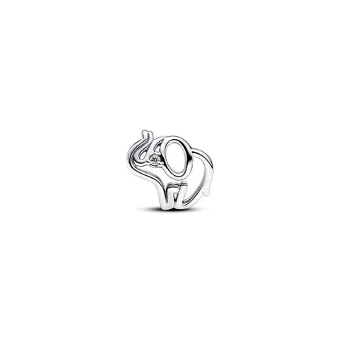 Openwork Elephant Charm