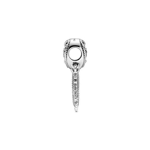 Openwork Heart & Three Feathers Dreamcatcher Charm