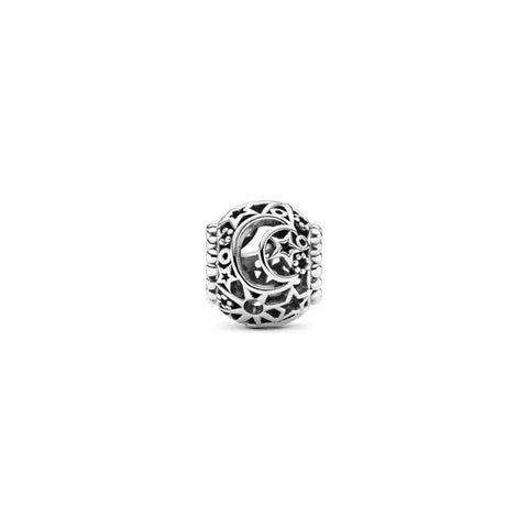 Openwork Sun, Stars & Moon Charm - Openwork Sun, Stars & Moon Charm