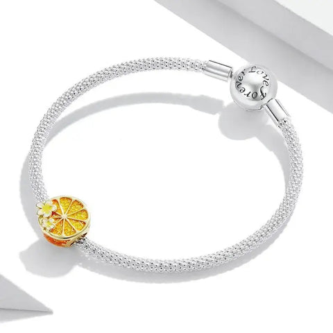 orangle-slice-charm affordable Jewelry Pandora fits bracelet charm