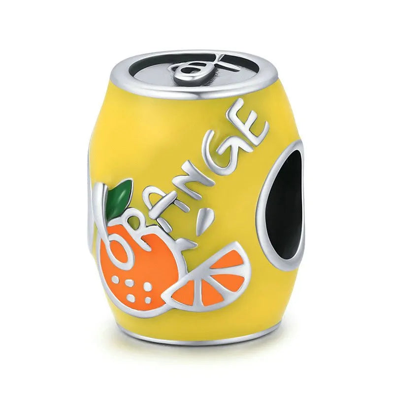 orange soda can charm