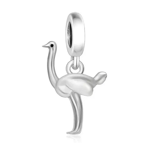 Ostrich SilverCharm - Ostrich SilverCharm