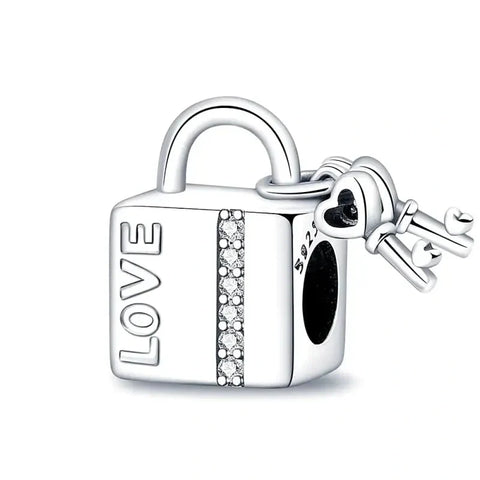 Padlock Charm - padlock-charm Jewelry Pandora affordable fits bracelet charm