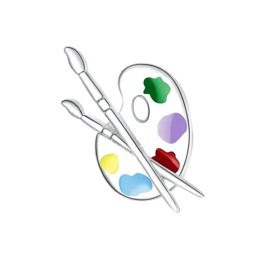 paint-palette affordable Pandora Jewelry fits bracelet charm