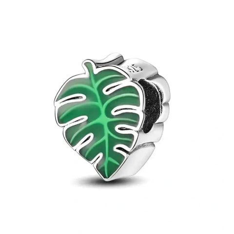 Palm Leaf Charm - palm-leaf-charm Jewelry charm Pandora fits bracelet affordable