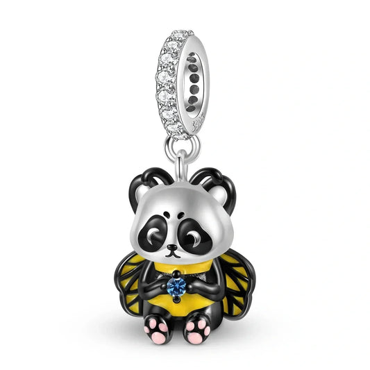 jewlouli panda bee dangle pandora charm jewelry fits pandora bracelet