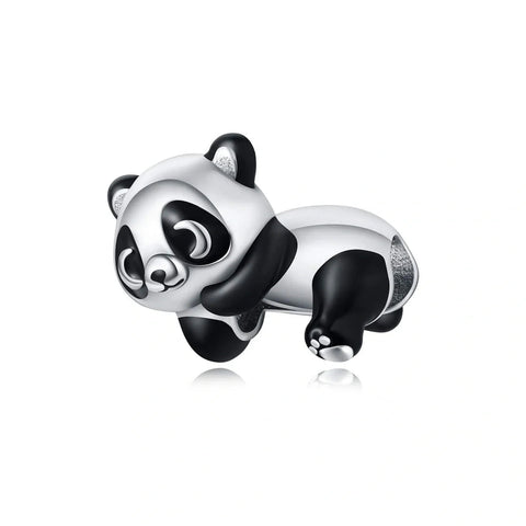 Panda Silver Black Charm - Panda Silver Black Charm