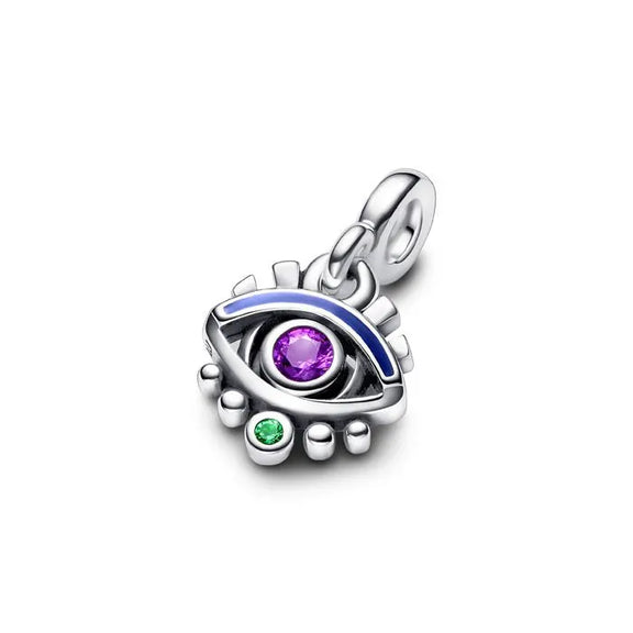 Pandora ME The Eye Mini Dangle - Pandora Me The Eye Mini Dangle - Charming eye mini dangle, perfect for meaningful and protective themes.