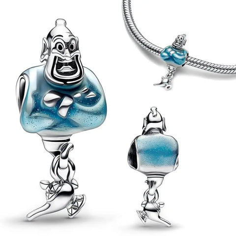 Pandora Minnie Mouse charm with a glittering bow in sterling silver.