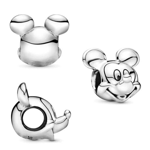 Monsters, Inc. logo charm with blue enamel detailing.