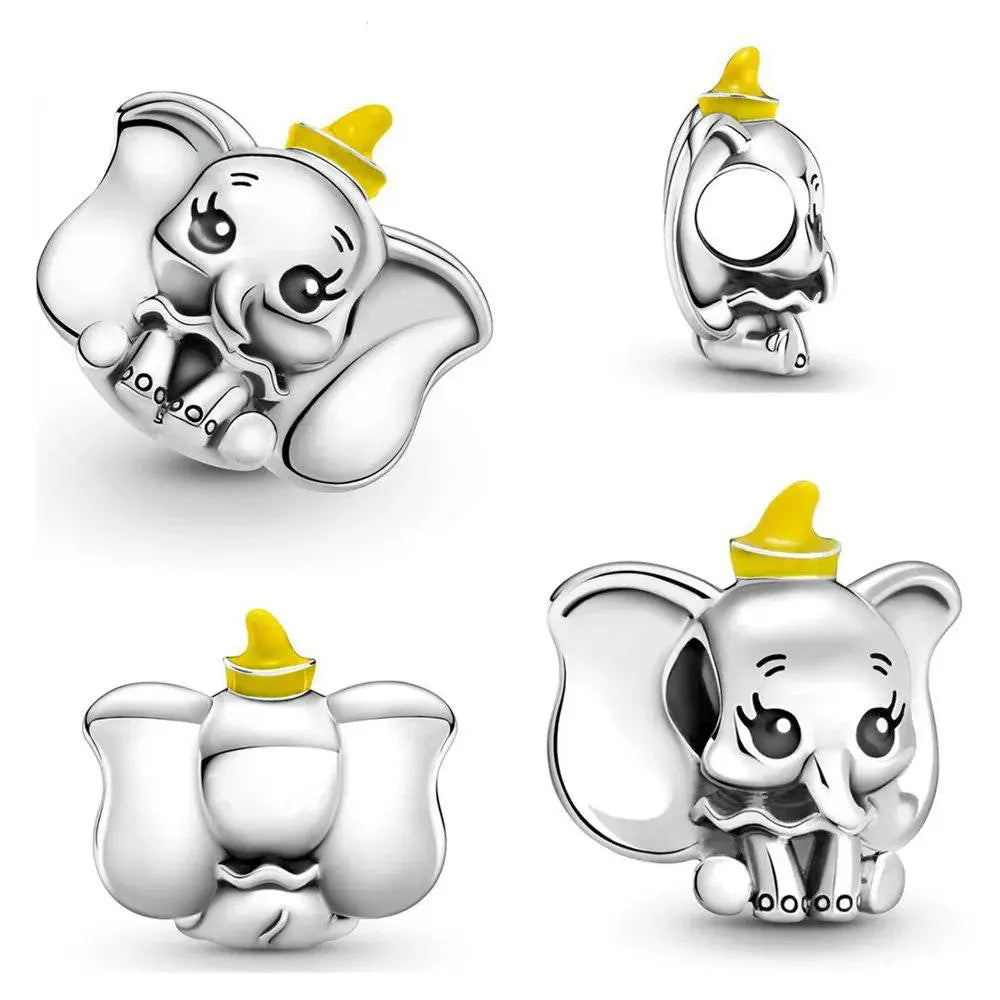 Disney, Dumbo Charm Yellow Hat in Sterling Silver