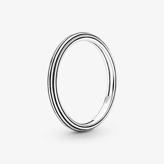 Sleek Silver ME Ring