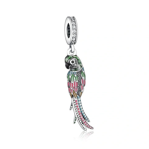 jewlouli parrot dangle charm jewlouli jewelry fits pandora bracelet