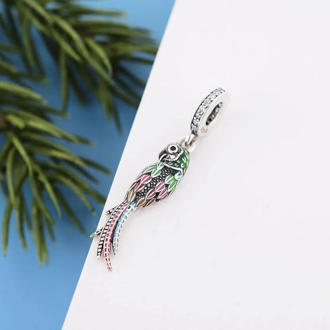 jewlouli parrot dangle charm jewlouli jewelry fits pandora bracelet