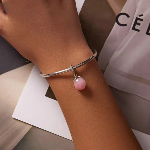 peach-charm Pandora charm Jewelry affordable fits bracelet