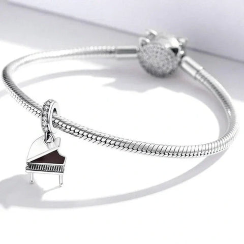 piano affordable charm Jewelry fits Pandora bracelet