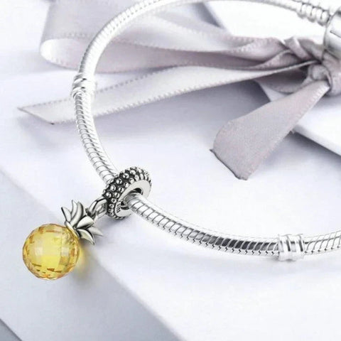 Sparkling Pineapple Charm