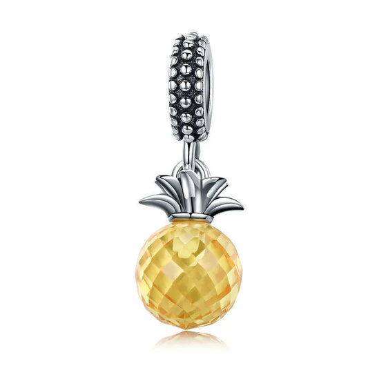 Sparkling Pineapple Charm