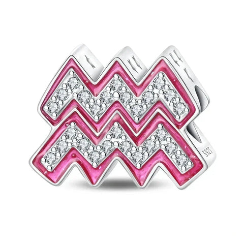 Pink Aquarius Charm