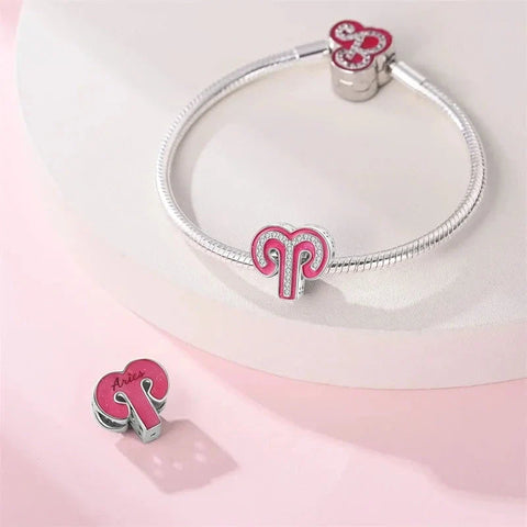 Pink Aries Charm - Pink Aries Charm