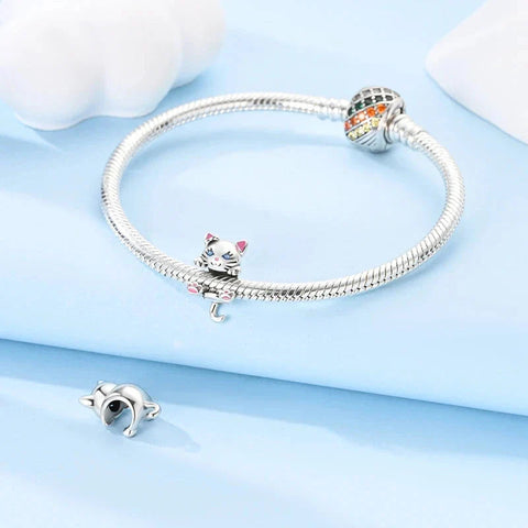 Pink Cat Charm