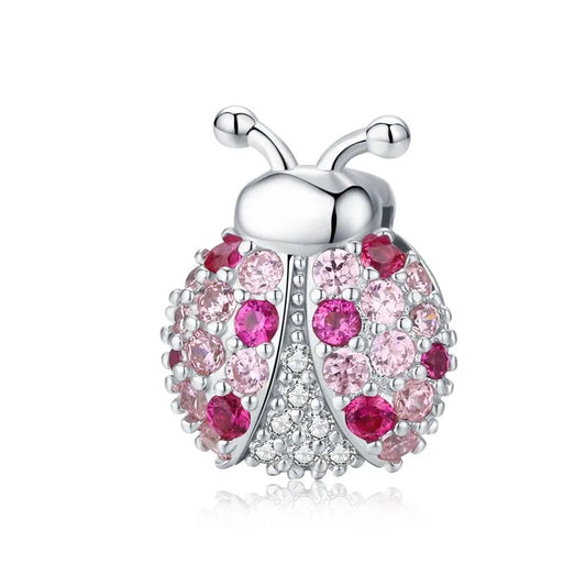 Pink Ladybug Charm