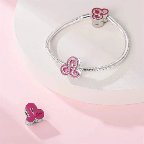 Pink Leo Charm - Pink Leo Charm
