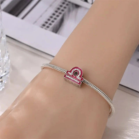Pink Libra Charm - Pink Libra Charm