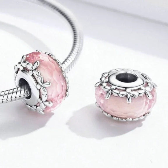 Pink Murano Bead - pink-murano-bead Pandora fits bracelet Jewelry affordable charm