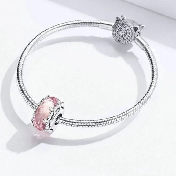 Pink Murano Bead - pink-murano-bead affordable charm Jewelry fits Pandora bracelet