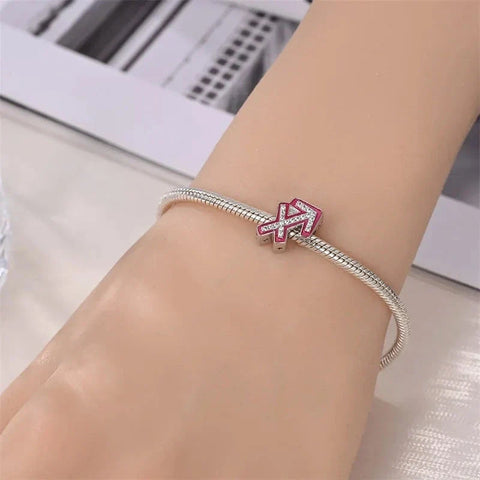 Pink Sagittarius Charm