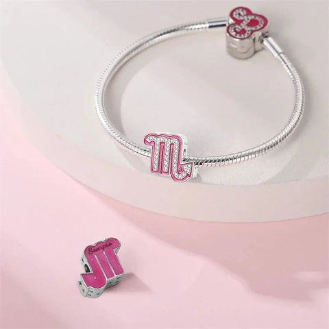 Pink Scorpio Charm