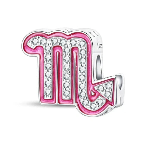 Pink Scorpio Charm
