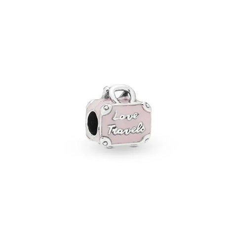 Pink Travel Bag Charm