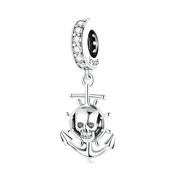 Pirate Charm - pirate-charm charm fits Pandora bracelet Jewelry affordable