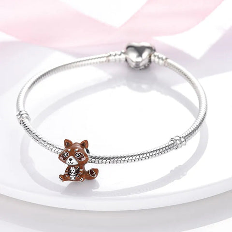 Brown Raccoon Charm - Brown Raccoon Charm