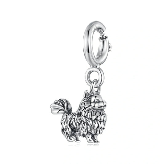 jewlouli pomeranian dog dangle charm jewlouli jewelry fits pandora bracelet