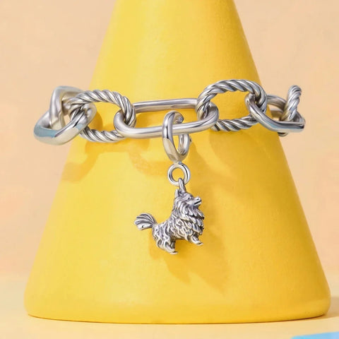 jewlouli pomeranian dog dangle charm jewlouli jewelry fits pandora bracelet