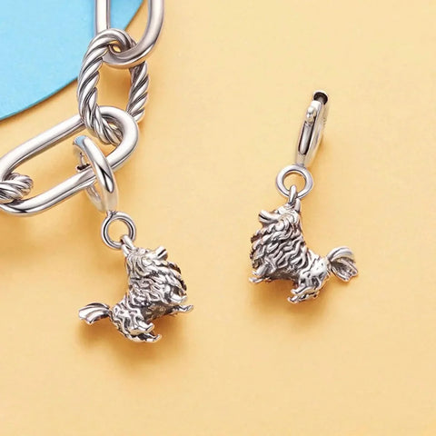 jewlouli pomeranian dog dangle charm jewlouli jewelry fits pandora bracelet